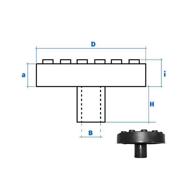 Protection de tige métallique pour crics de fosse/sous-pont | J125-35 | SUPPORTS DE CRIC DE FOSSE - Rampes, crics, vérins et chandelles Protection de tige métallique pour crics de fosse/sous-pont | J125-35 | SUPPORTS DE CRIC DE FOSSE - Rampes, crics, vérins et chandelles